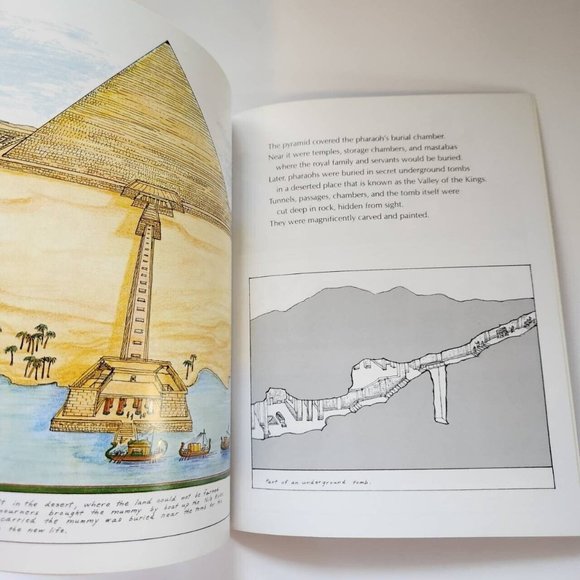 Mummies Made in Egypt by Aliki (1985, Trade Paperback) Vintage - Picture 4 of 8